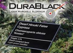 Exterior Aluminum Sign Laser Engraved