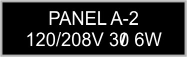 Laser Engraved Plastic Tag