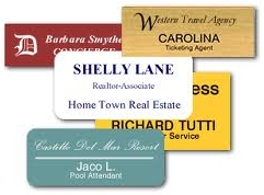 Laser Engraved Plastic Nametags