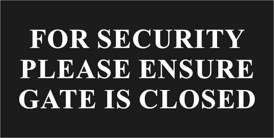 Engraved Plastic Sign
