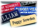 Plastic Name Tag