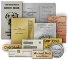aluminum labels engraved